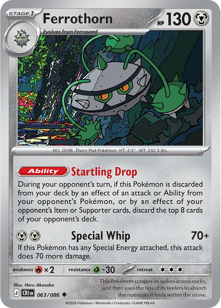 Ferrothorn (Reverse Holo)
