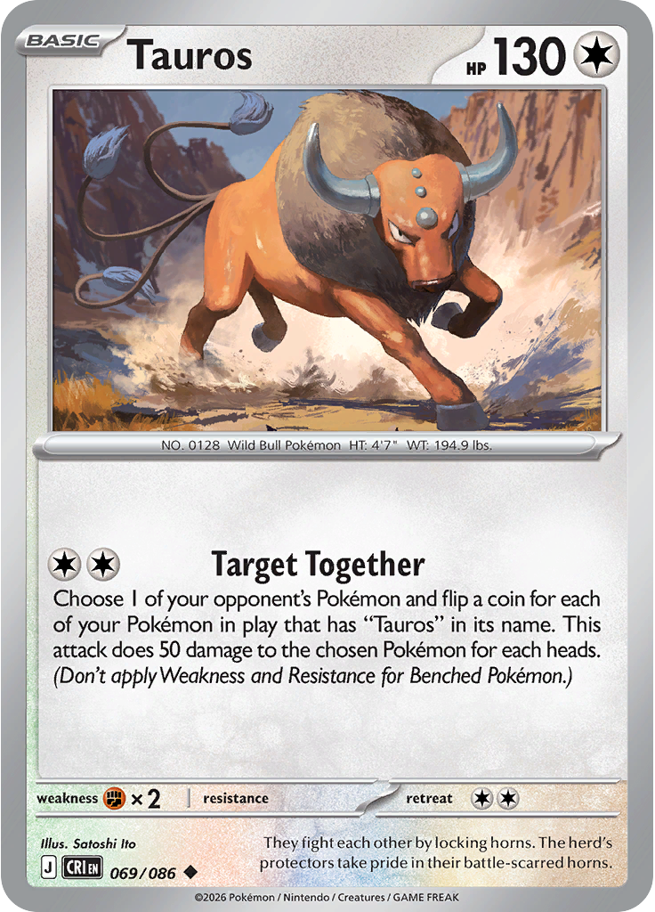Tauros (Reverse Holo)