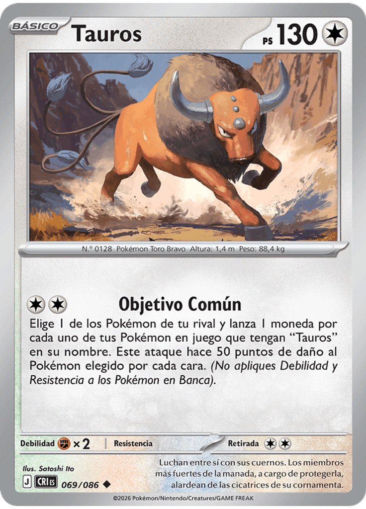Tauros (Reverse Holo)