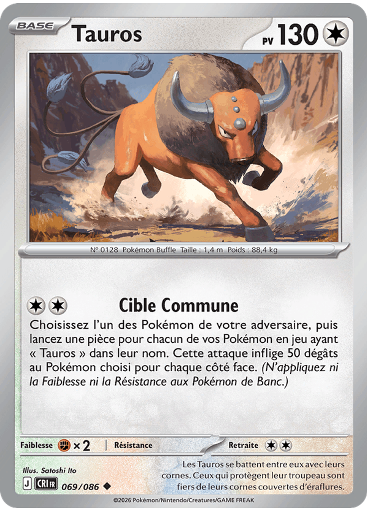 Tauros (Reverse Holo)