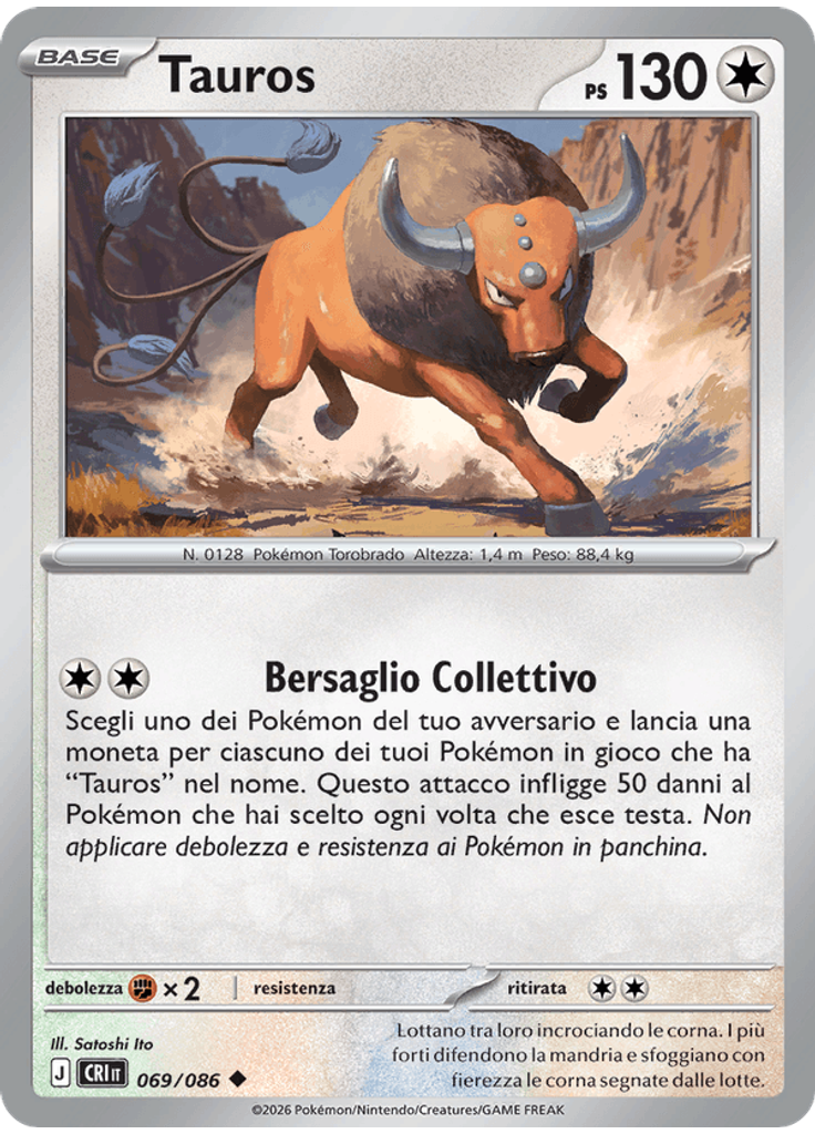 Tauros (Reverse Holo)