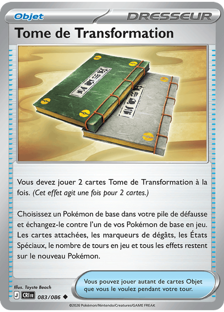 Tome de Transformation (Reverse Holo)