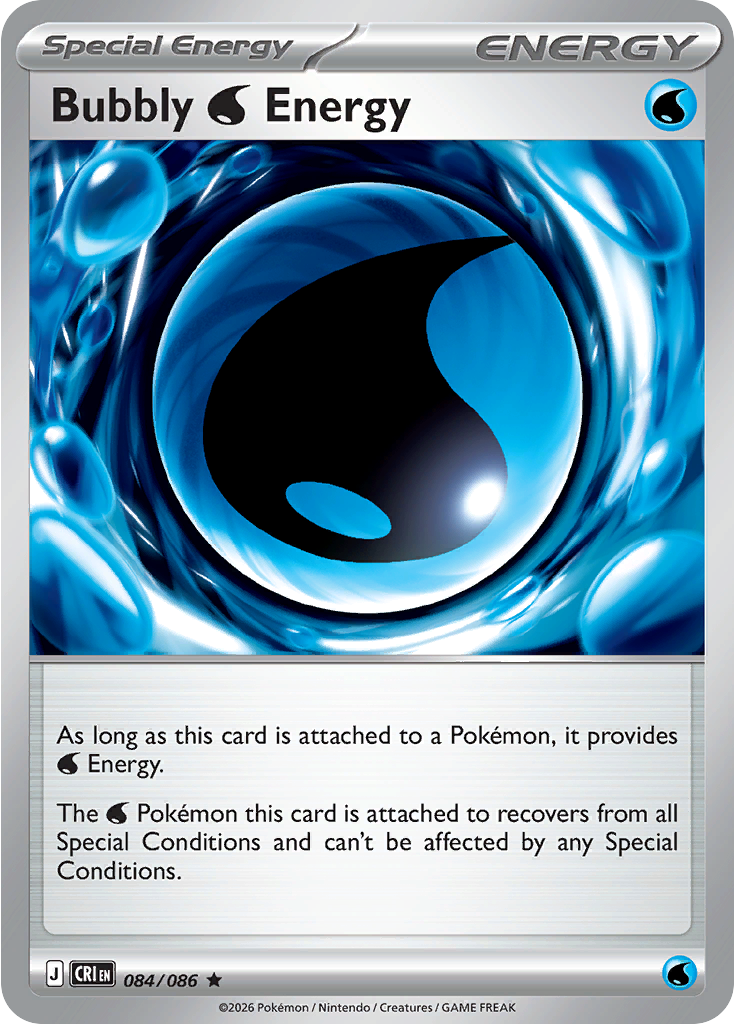 Bubbly Water Energy (Reverse Holo)