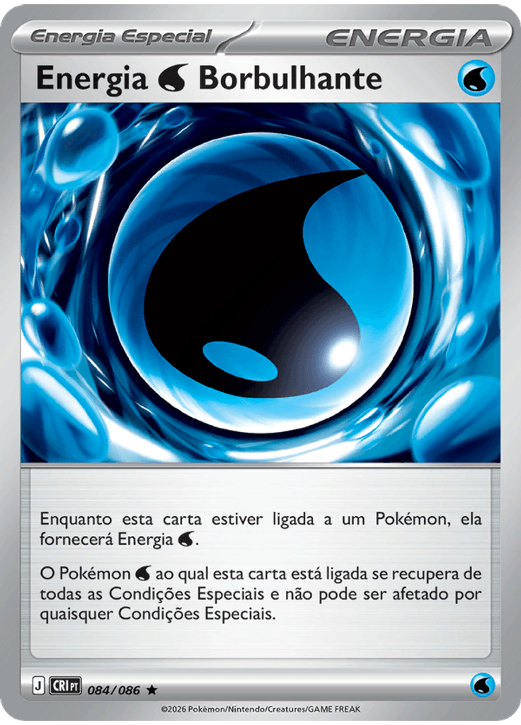 Energia Water Borbulhante (Reverse Holo)