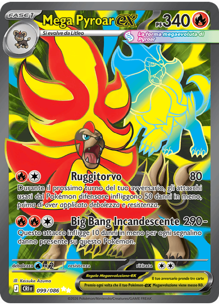 Mega Pyroar-ex