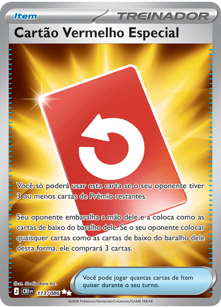 Cartão Vermelho Especial