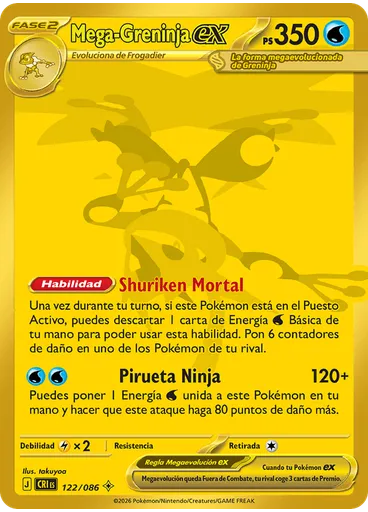 Mega-Greninja ex — Caos Creciente
