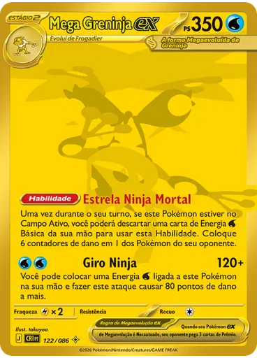 Mega Greninja ex — Caos Ascendente