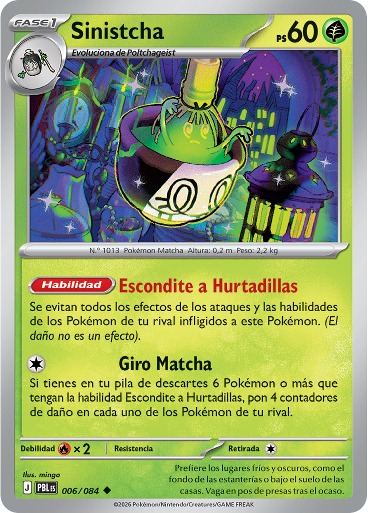 Sinistcha (Reverse Holo)