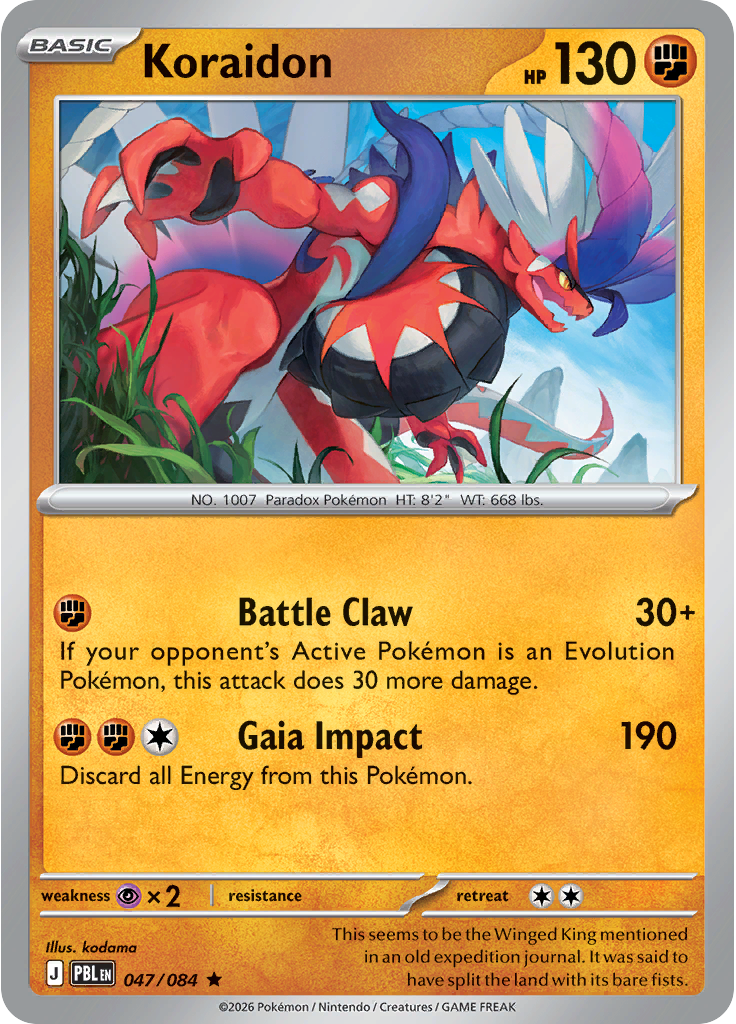 Koraidon (Reverse Holo)