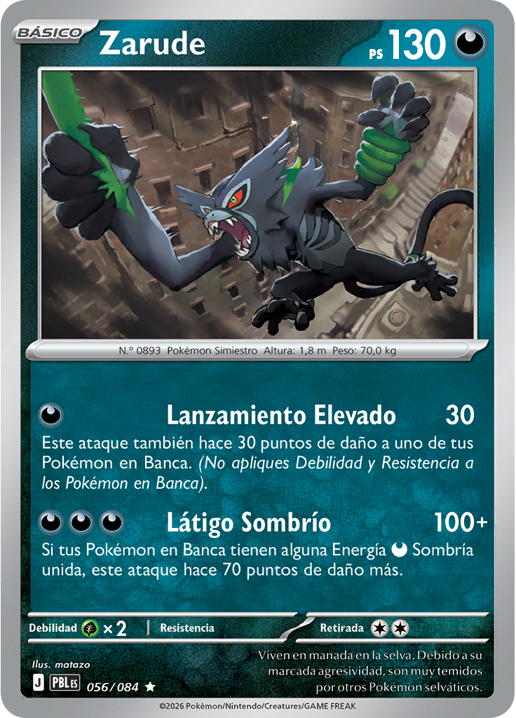 Zarude (Reverse Holo)