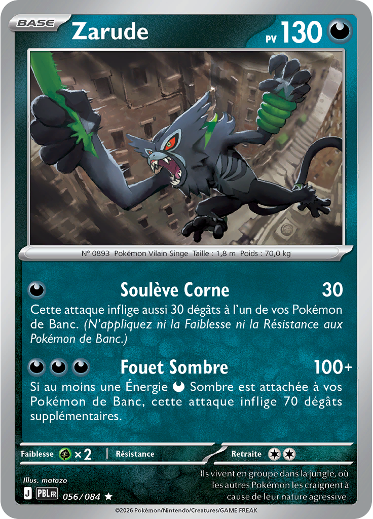Zarude (Reverse Holo)