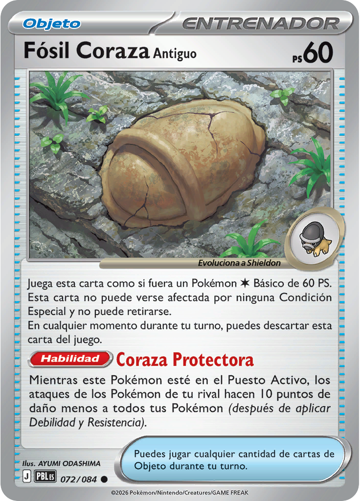 Fósil Coraza Antiguo