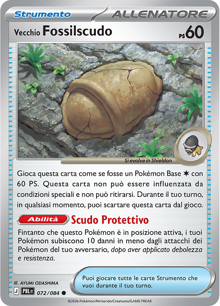 Vecchio Fossilscudo (Reverse Holo)