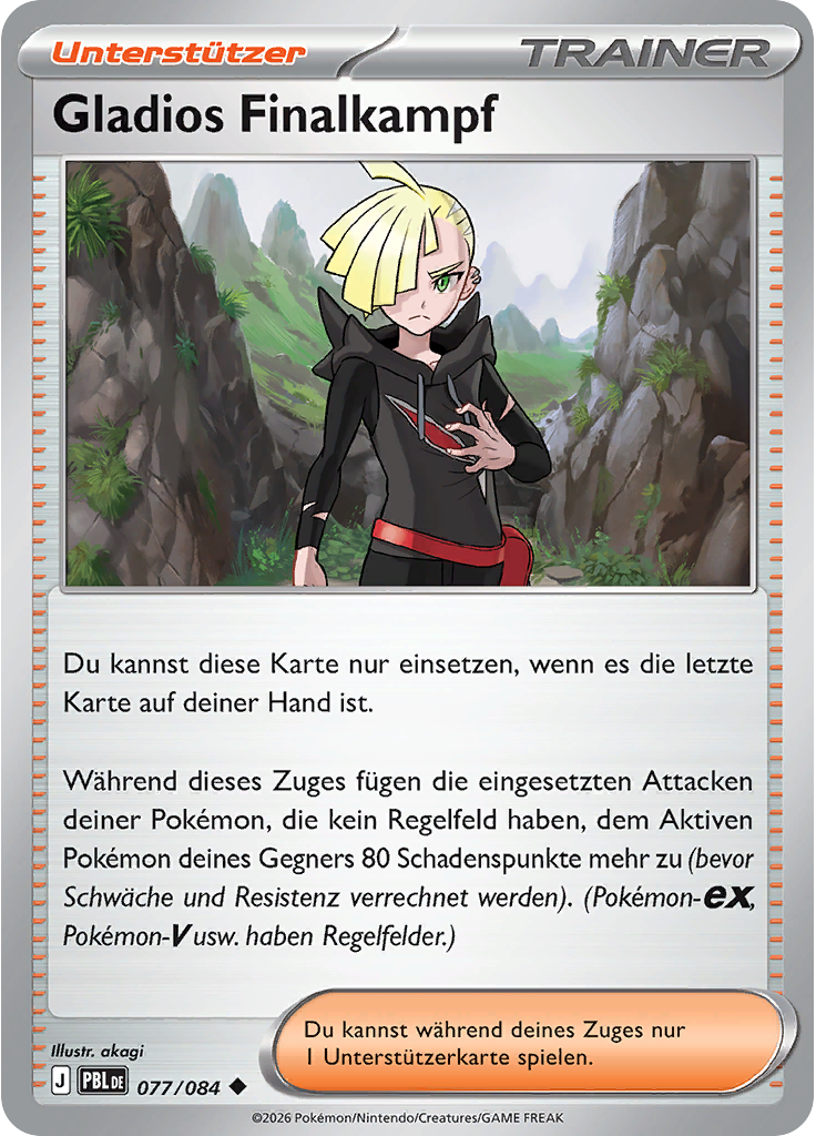 Gladios Finalkampf (Reverse Holo)