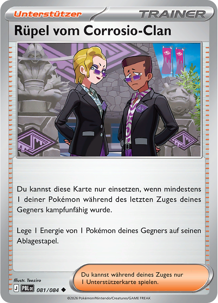 Rüpel vom Corrosio-Clan (Reverse Holo)