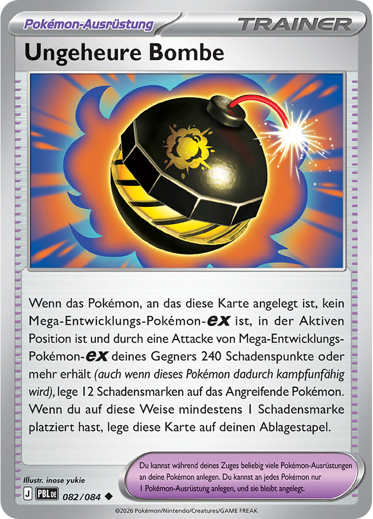 Ungeheure Bombe (Reverse Holo)