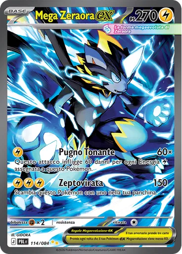 Mega Zeraora-ex — Buio Pesto