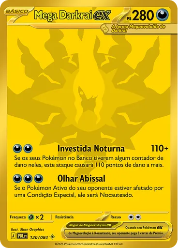 Mega Darkrai ex — Escuridão Absoluta