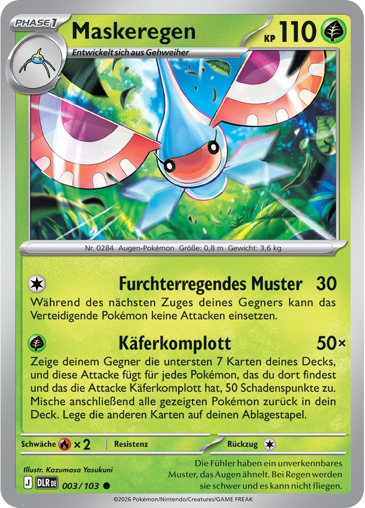 Maskeregen (Reverse Holo)