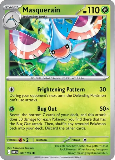 Masquerain (Reverse Holo)