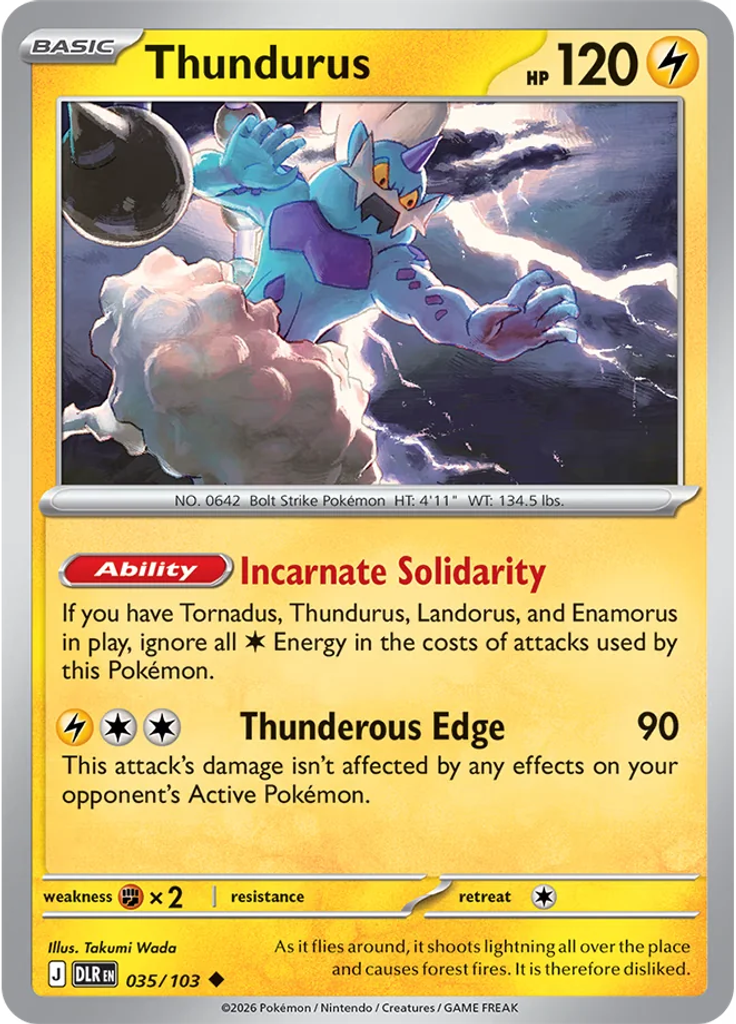 Thundurus (Reverse Holo)