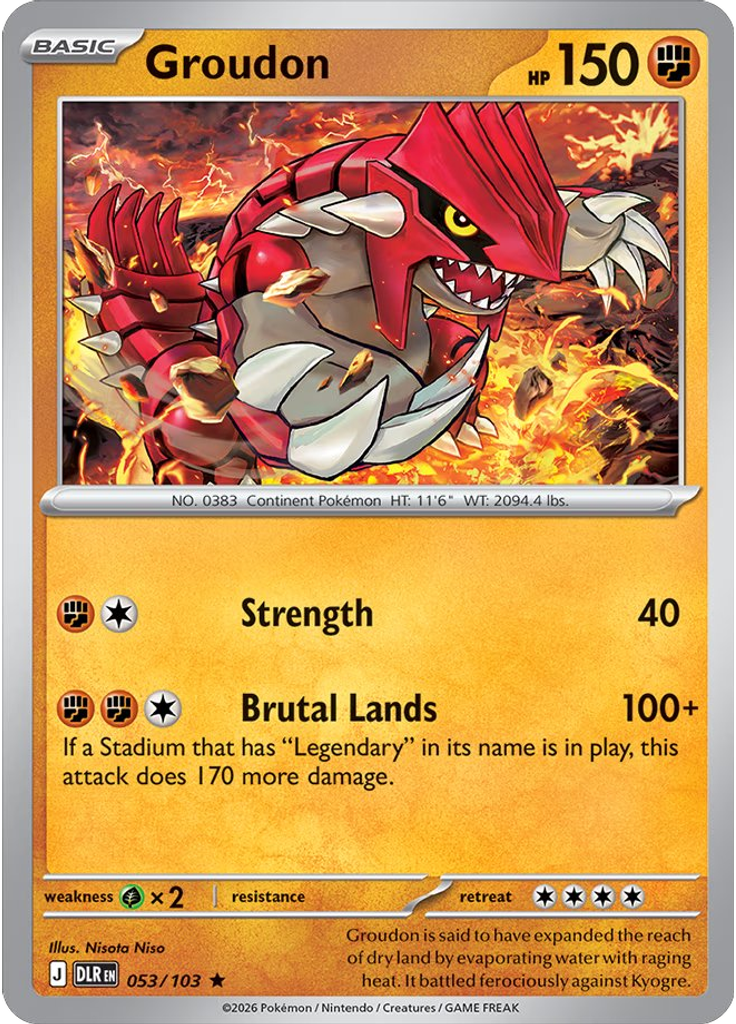 Groudon (Reverse Holo)