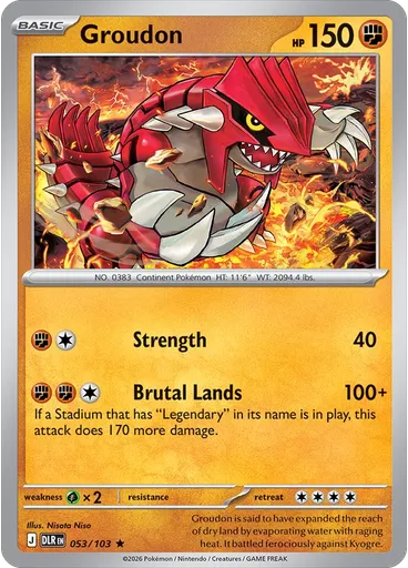 Groudon (Reverse Holo)