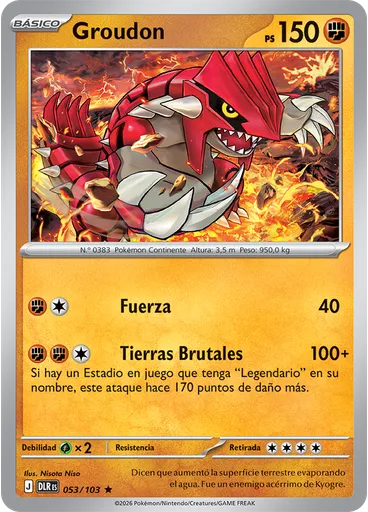 Groudon (Reverse Holo)
