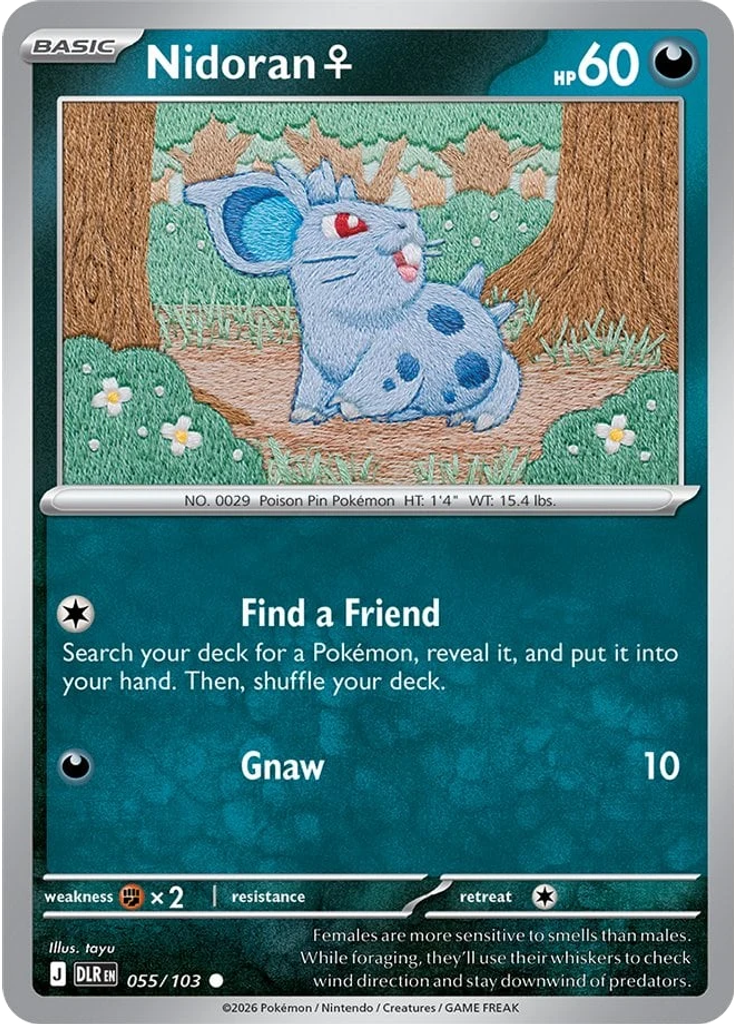 Nidoran♀ (Reverse Holo)