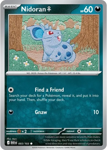 Nidoran♀ (Reverse Holo)