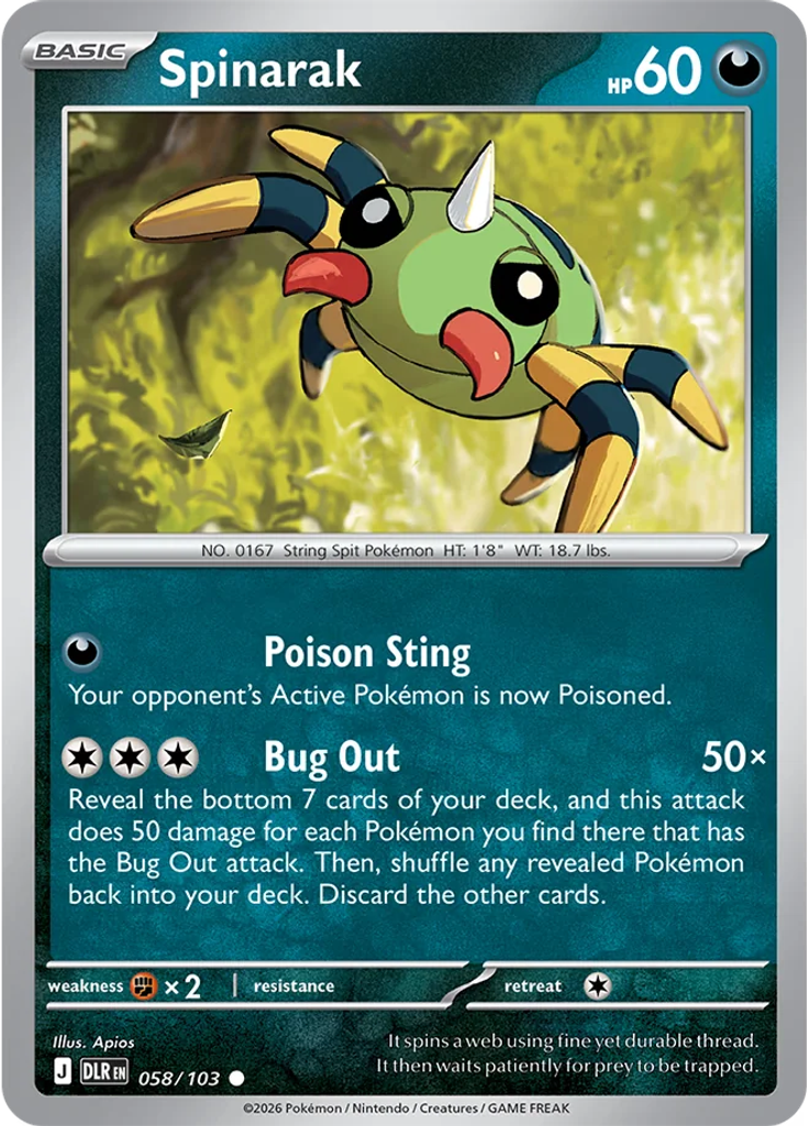 Spinarak (Reverse Holo)