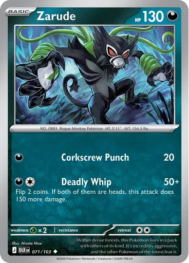 Zarude (Reverse Holo)