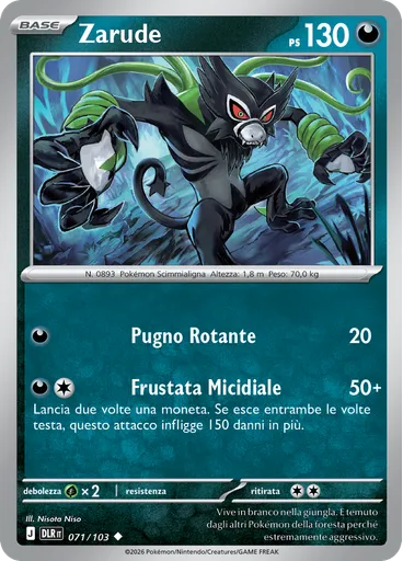 Zarude (Reverse Holo)