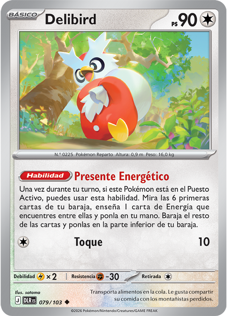 Delibird (Reverse Holo)
