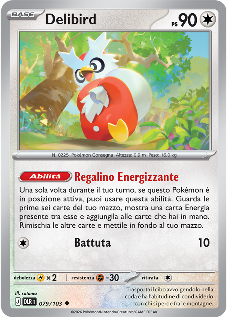 Delibird (Reverse Holo)