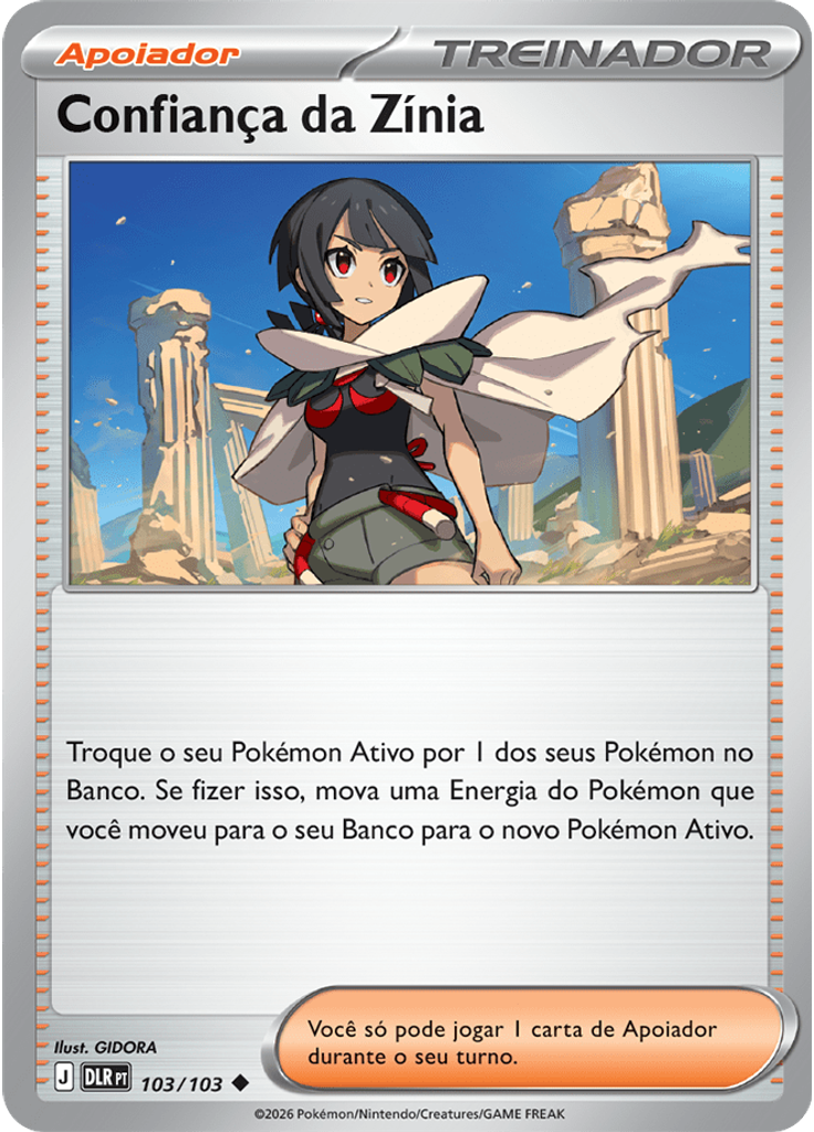 Confiança da Zínia (Reverse Holo)