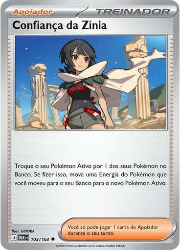 Confiança da Zínia (Reverse Holo)