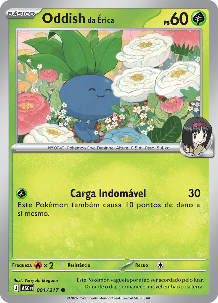 Oddish da Érica (Reverse Holo)
