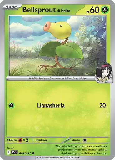 Bellsprout di Erika
