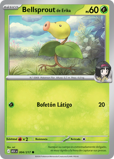 Bellsprout de Erika (Reverse Holo)