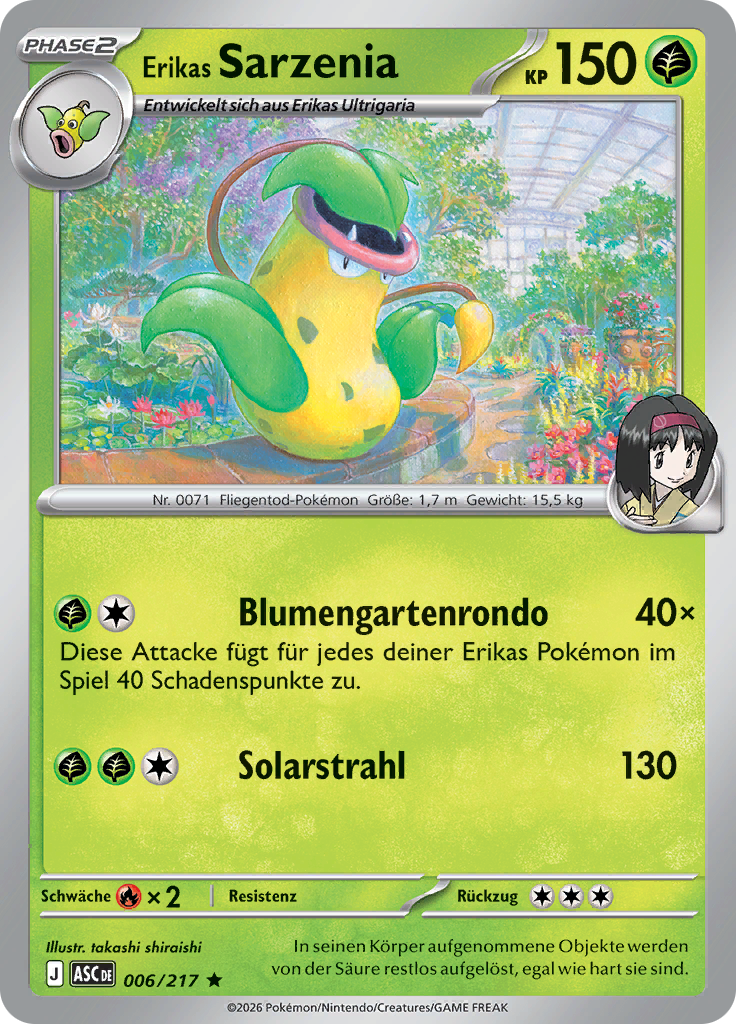 Erikas Sarzenia (Reverse Holo)