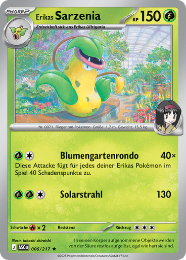 Erikas Sarzenia (Reverse Holo)