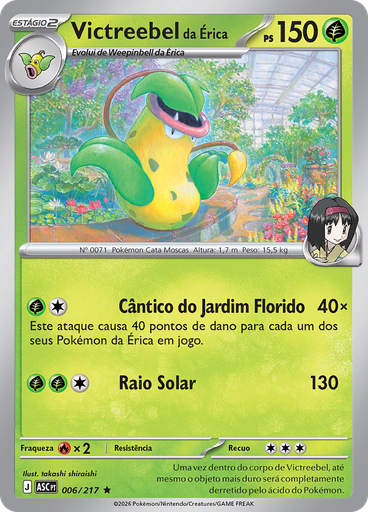 Victreebel da Érica (Reverse Holo)