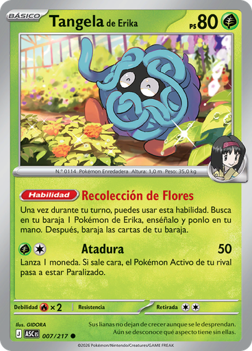 Tangela de Erika (Reverse Holo)