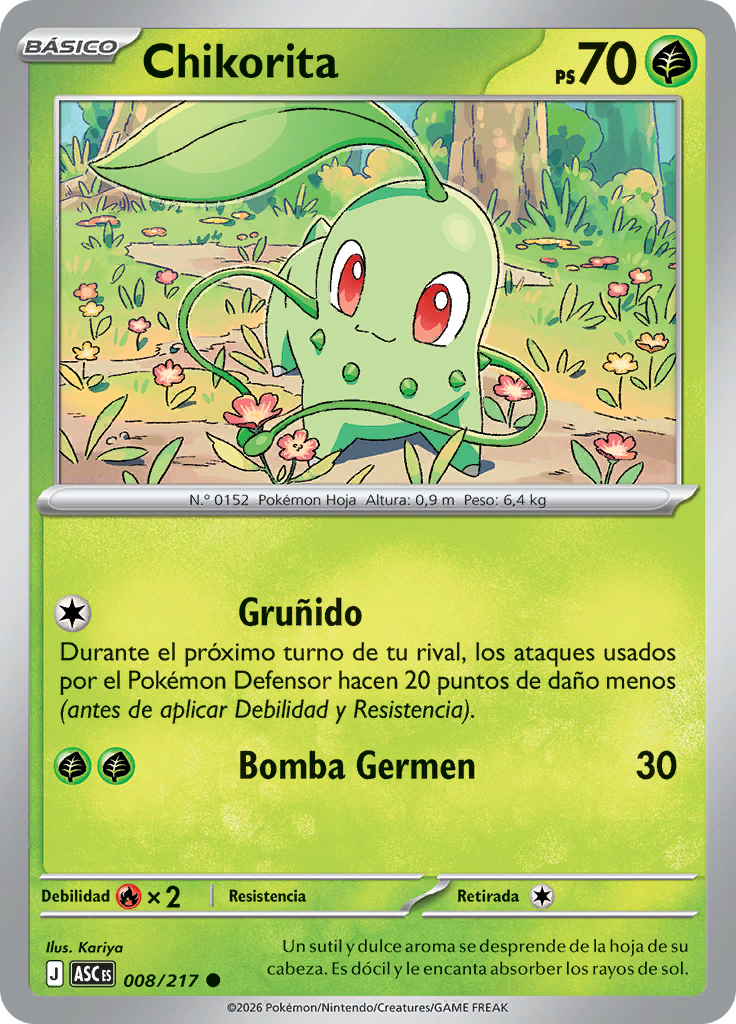 Chikorita (Reverse Holo)