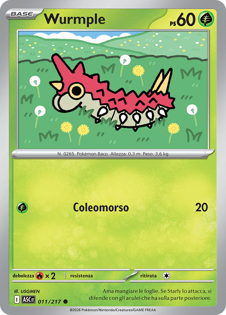 Wurmple (Reverse Holo)
