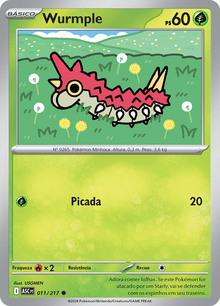 Wurmple (Reverse Holo)