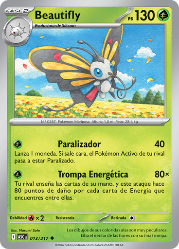 Beautifly (Reverse Holo)