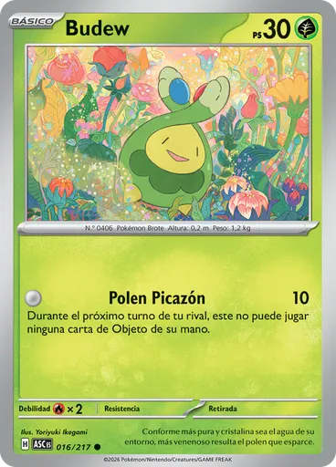 Budew (Reverse Holo)